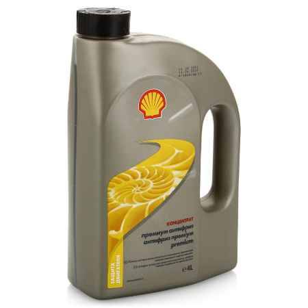 Купить Антифриз Shell Premium Antifreeze Concentrate сине-зеленый, 4 л