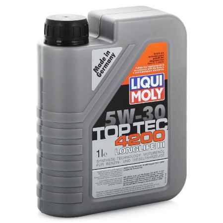 Купить Моторное масло LIQUI MOLY Top Tec 4200 5W/30 A3/B4/C3, 1 л, НС-синтетическое (7660)
