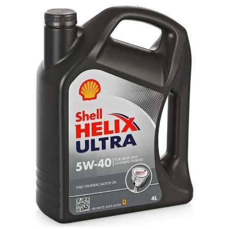 Купить Моторное масло Shell Helix Ultra 5W/40, 4 л, синтетическое