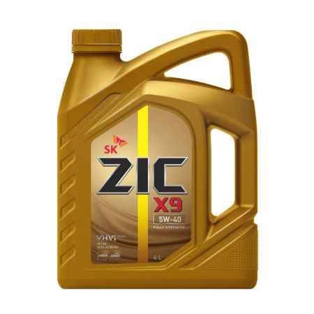 Купить Моторное масло ZIC X9 5W-40 4л синтетическое