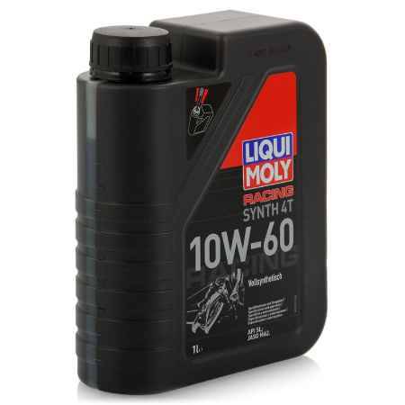 Купить Моторное мото масло LIQUI MOLY Racing Synth 4T 10W-60 SL;MA-2, 1 л, синтетическое (1525)