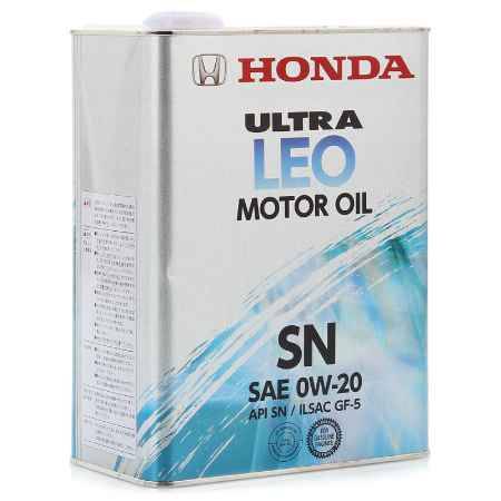 Купить Моторное масло HONDA Ultra LEO API SAE 0W/20 SN, 4 л (08217-99974)