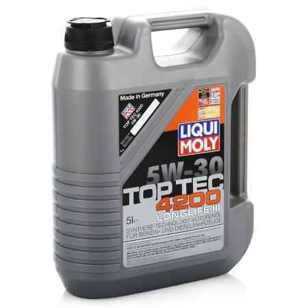 Купить Моторное масло LIQUI MOLY Top Tec 4200 5W/30 A3/B4/C3, 5 л, НС-синтетическое (7661)