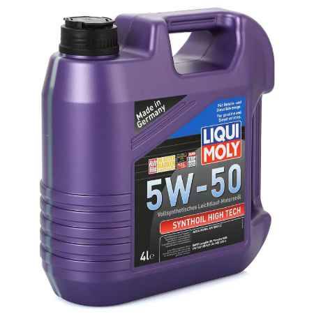 Купить Моторное мото масло LIQUI MOLY Synthoil High Tech 5W-50 SM/CF;A3/B4, 4 л, синтетическое (9067)