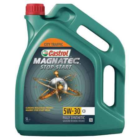 Купить Моторное масло Castrol Magnatec Stop-Start 5W-30 C3, 5 л, синтетическое,