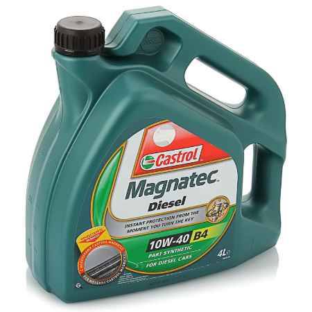 Купить Моторное масло Castrol Magnatec Diesel 10W/40 B4, 4 л, полусинтетическое