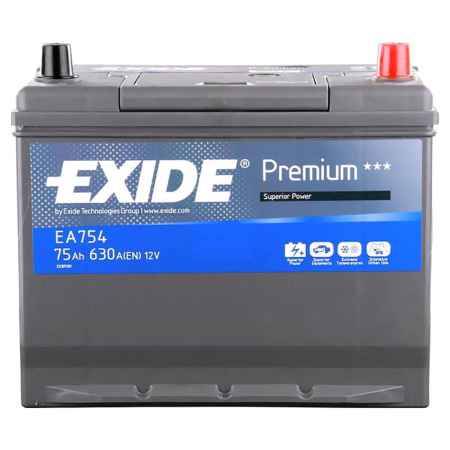 Купить Аккумулятор  EXIDE Premium EA754 12V 75Ah 630A R+